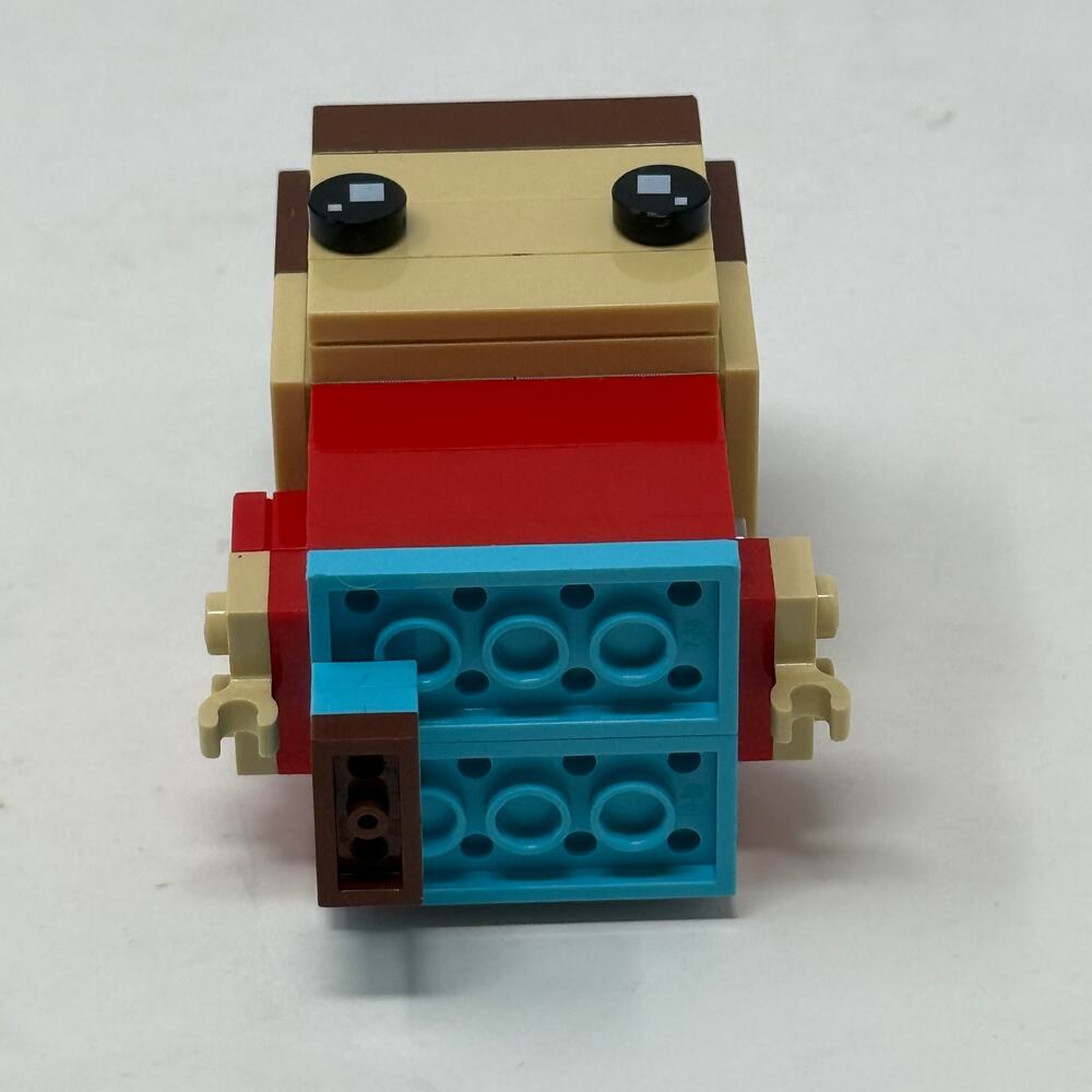 LEGO BrickHeadz Style Custom Figure Red Shirt Blue Pants Incomplete Build‎ - Picture 3 of 10